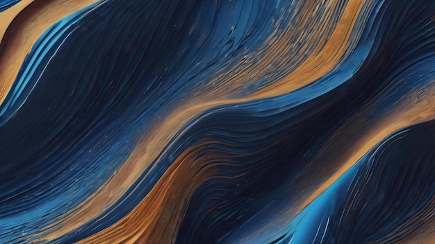 Abstract wide blue digital wave wallpaper 3d rendering