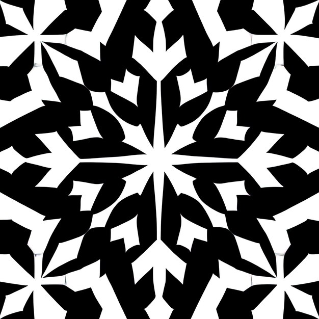 Photo abstract winter background made of snowflakes simple patterns