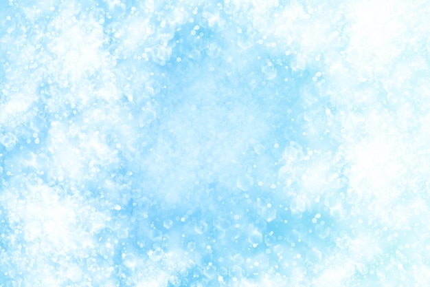 Photo abstract winter background with bokeh effect