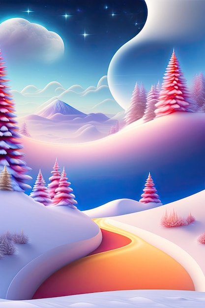 Abstract winter background