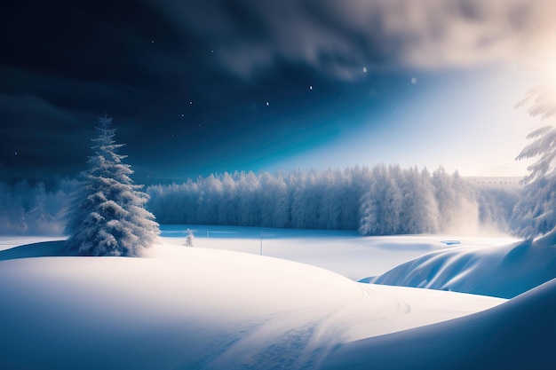 Abstract winter background