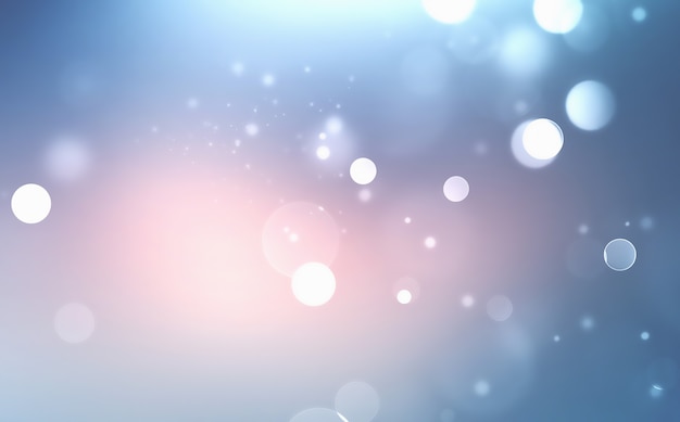 Abstract winter blurred background with soft light bokeh effect