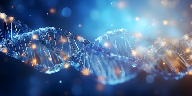 추상적인 와이어프레임 DNA 구조는 의학 과학과 유전자 생명공학 개념을 나타니다.개념 의학 과학 DNA 구조 유전자 생물공학 추상적인 예술 와이어 프레임 일러스트레이션