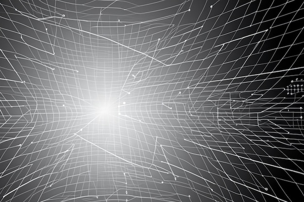 Abstract wireframe technology background
