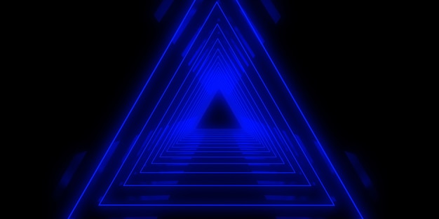 abstract with neon lights. neon tunnel.illustration