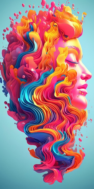 abstract woman illustration