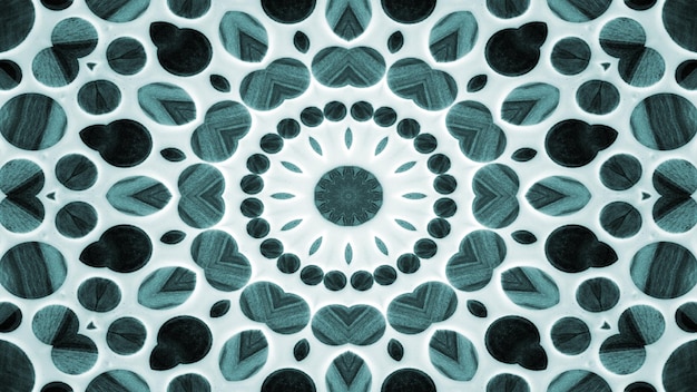 Абстрактная деревянная концепция фона Симметричный узор Орнаментальный декоративный калейдоскоп Движение Геометрический круг и звезды