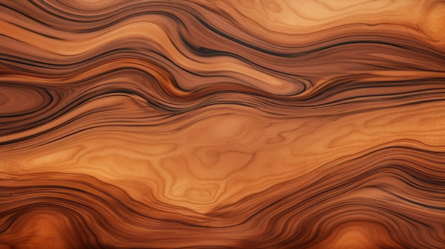 Abstract Woodlook Texture Background With Wavy Lines