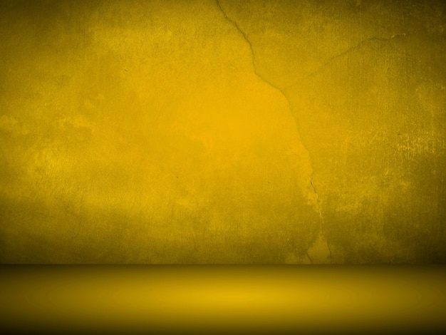 Abstract yellow background for web design templates and product studio with smooth gradient color