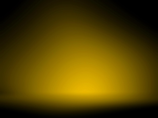 부드러운 그라데이션 색상이 있는 웹 디자인 템플릿 및 제품 스튜디오에 대한 추상 노란색 배경