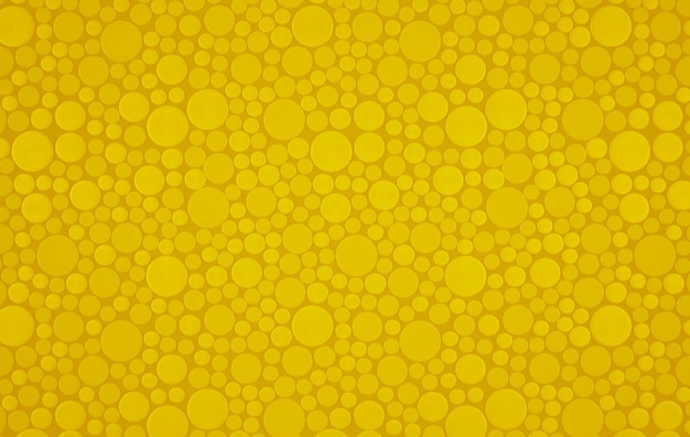 Abstract yellow background with circles