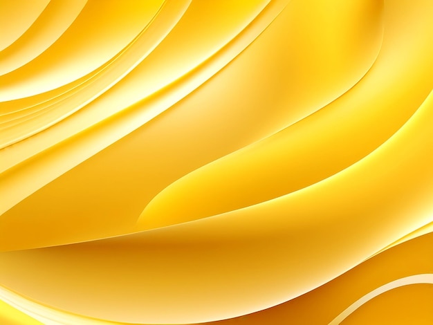 Abstract yellow Background with Wavy Shapes flowing and curvy shapes This asset is suitable for we