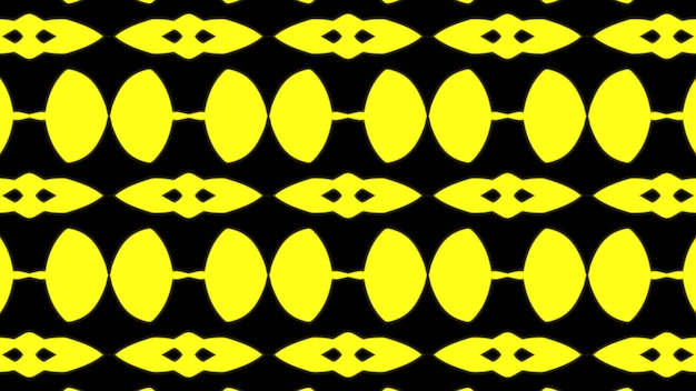 Abstract yellow geometric seamless pattern background Premium Photo