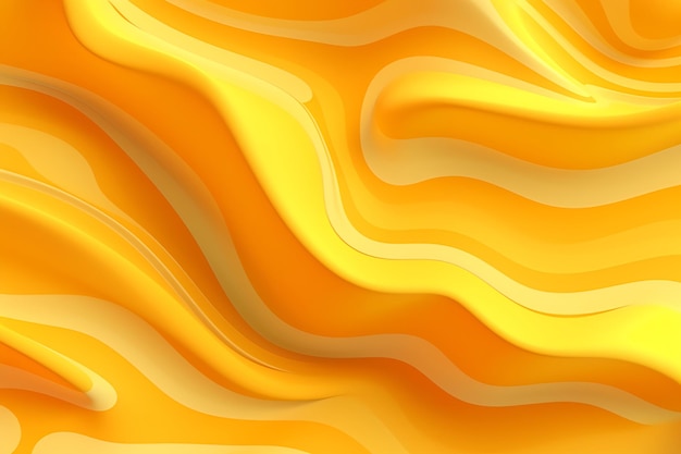 Photo abstract yellow liquid wave background