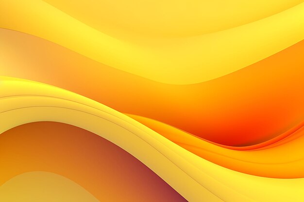 Photo abstract yellow liquid wave background