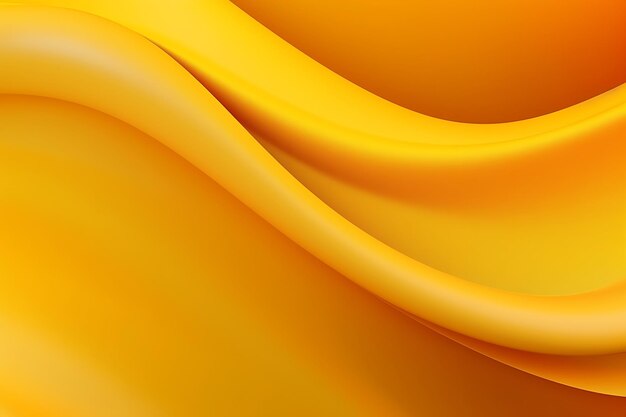 Photo abstract yellow liquid wave background