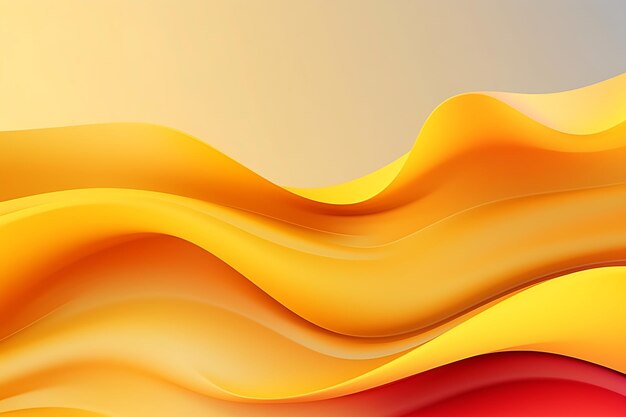 Abstract yellow orange liquid wave background