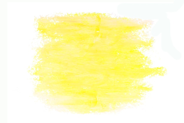 Abstract yellow paint brush color texture design stroke background.