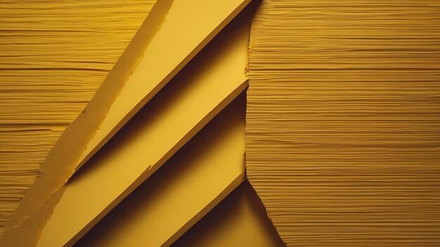 Abstract yellow paperboard background