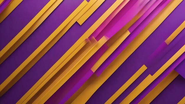 Abstract yellow and purple background with diagonal lines