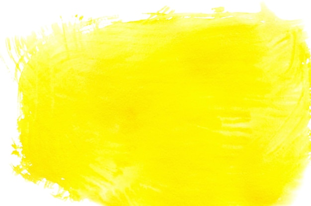 Abstract yellow watercolor background texture