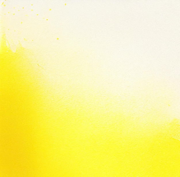 Abstract Yellow Watercolor Texture Background