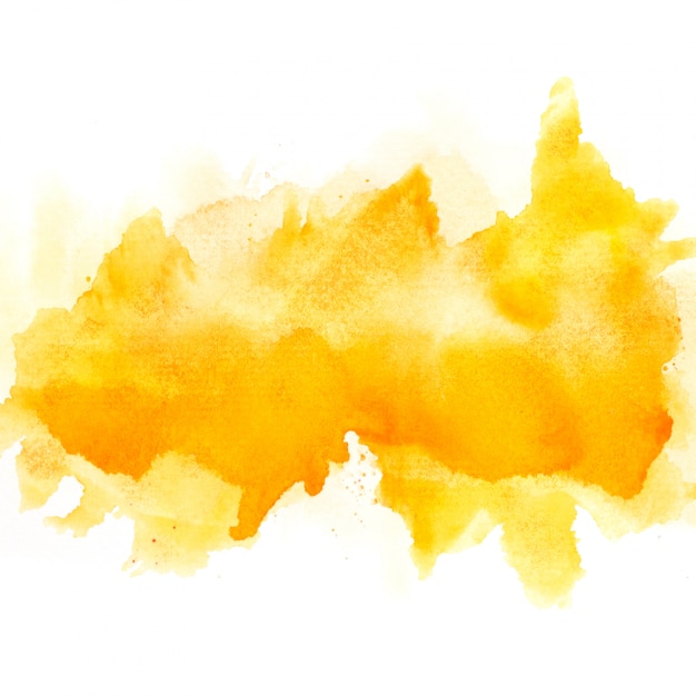 Photo abstract yellow watercolor.