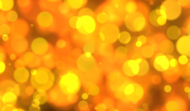 Photo abstract yelloworange bright bokeh space background magic concept light effect