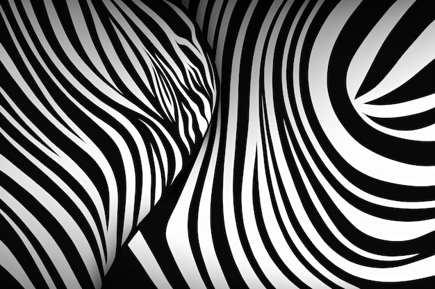 Abstract zebra print in a seamless design