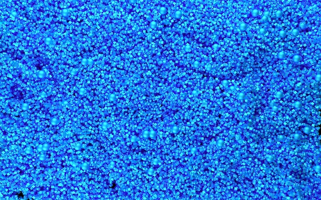 Abstracte 3d blauwe deeltjesachtergrond