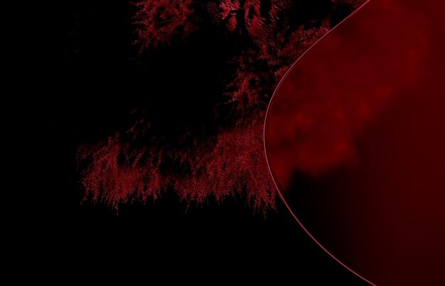 Abstracte 3D geometrische achtergrondontwerp Warm Vlam Rode kleur