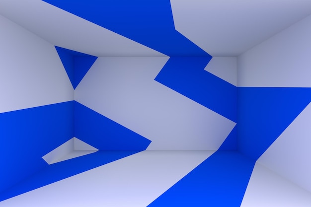 Abstracte 3d render minimalistische achtergrond modern grafisch ontwerp
