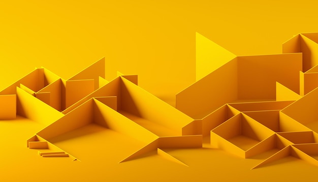 Abstracte 3D-weergave