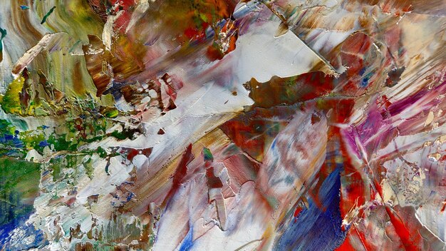 Foto abstracte achtergrond behang moderne motief beeldende kunst mengsels van olieverf trendy handschilderkunst