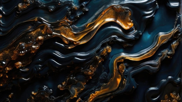 Foto abstracte achtergrond die lijkt op zwarte olieverf donkere achtergrond