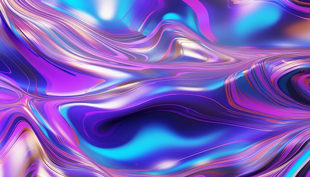 abstracte achtergrond iriserende holografische folie metallic textuur