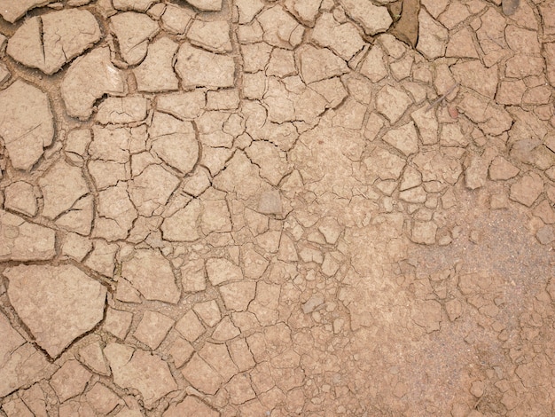 Abstracte achtergrond kloof van de bodem Klimaatverandering en droogte land
