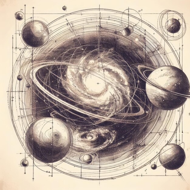 abstracte achtergrond met de kosmos