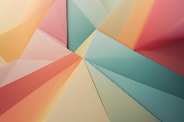 Abstracte achtergrond met driehoeken en subtiele kleuren
