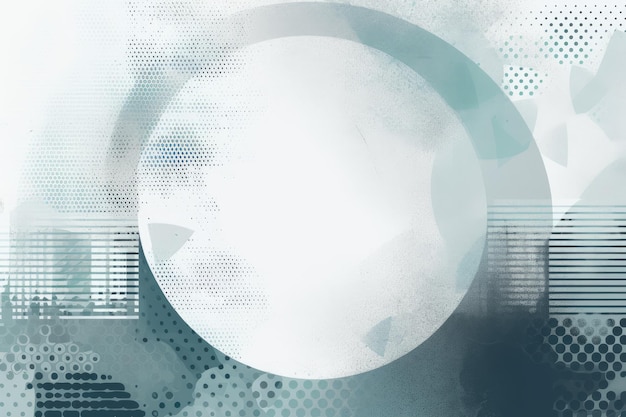 Abstracte achtergrond met een halftoonstip en cirkelontwerp Achtergrond van wit en grijs