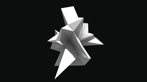 Abstracte achtergrond met Fractal Geometrisch object