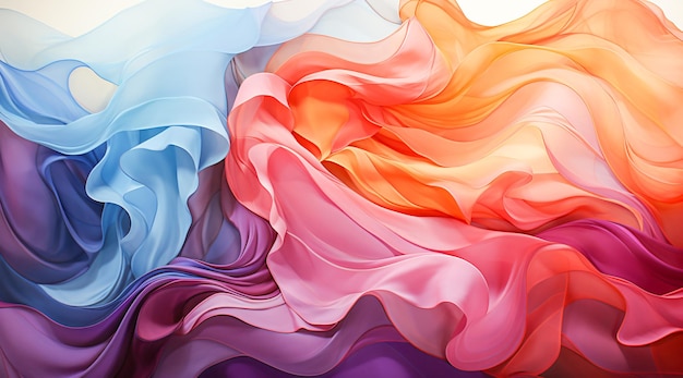 Abstracte achtergrond met kleurrijke golvende lijnen patroon achtergrond