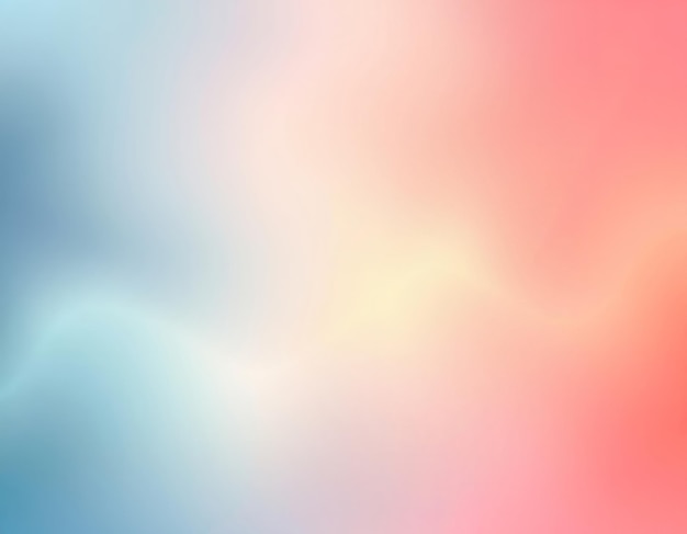 Abstracte achtergrond met zachte blauwe roze en gele tinten