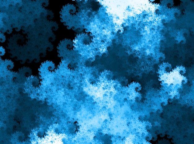 abstracte achtergrond samengesteld uit fractal vormen en kleuren op intense kleuren, ontwerp voor posters achtergrond van webpagina of reclame