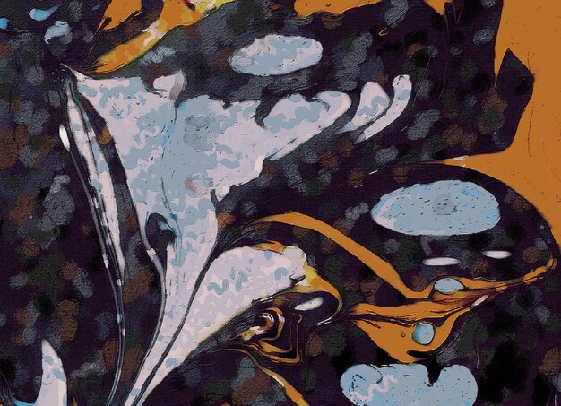 Abstracte achtergrond van de uitstrijkjes van acrylverf Veelkleurige olieverf mengen Getextureerde arrangementen Abstracte moderne print Deco art Poster