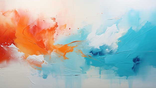 Abstracte achtergrond van expressionistische schilderkunst met levendige kleuren met behulp van een olieverfmedium