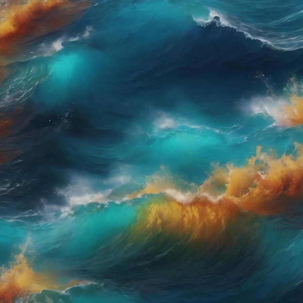 Abstracte achtergrond van oceaanbries
