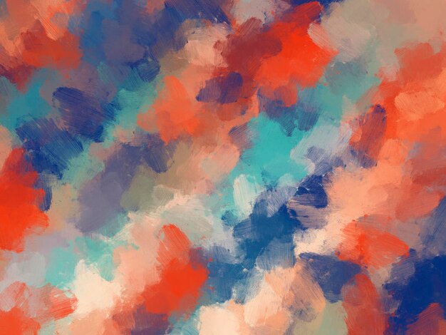 Abstracte achtergrond van penseelolieverf in kleurrijk