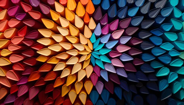 Abstracte achtergrond van veelkleurige houten heldere kleuren creativiteit AI gegenereerd
