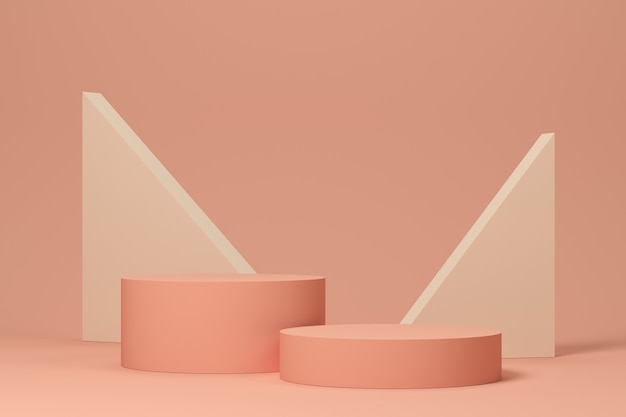 Abstracte achtergrondscène voor 3D-weergave van productweergave
